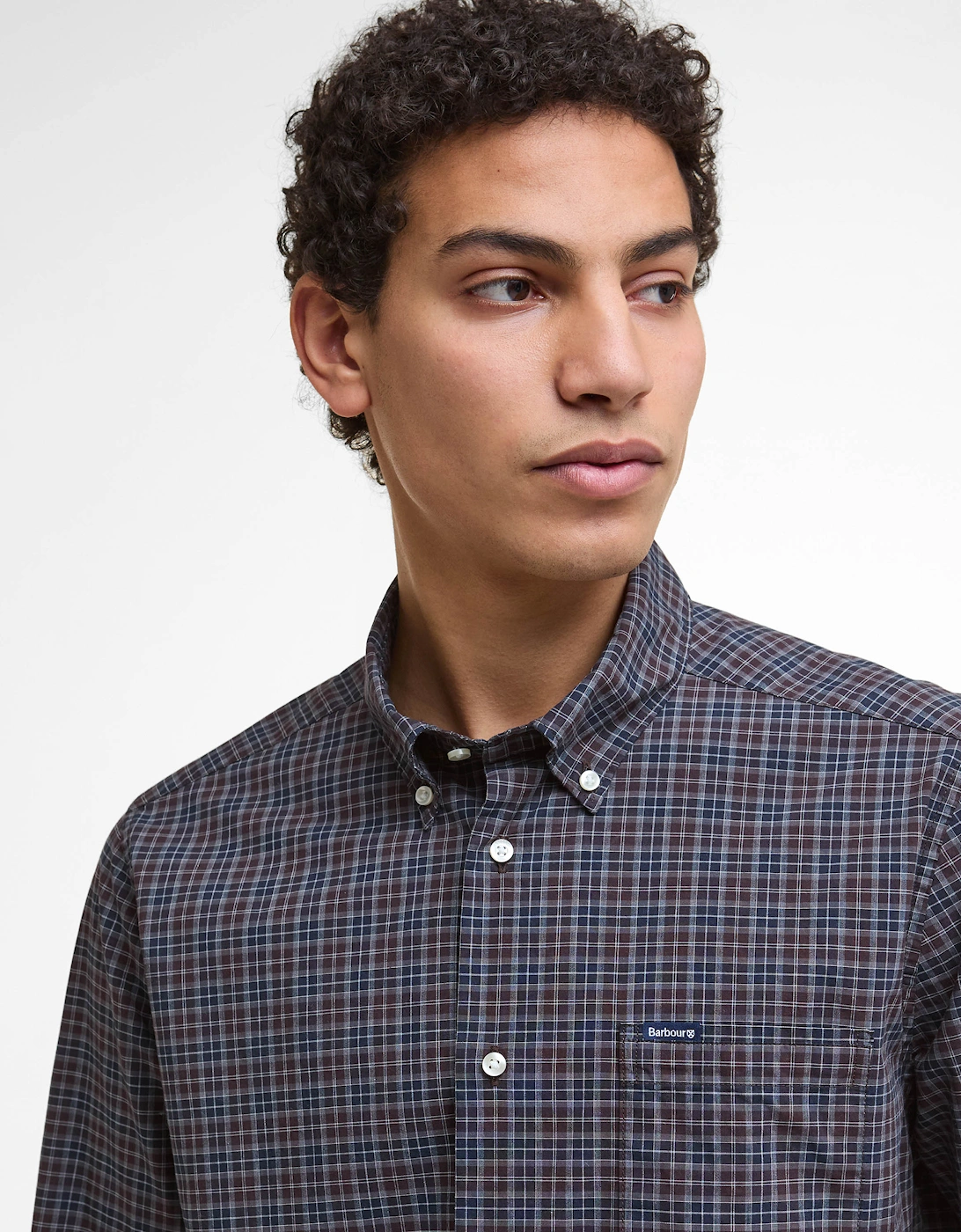 Lomond Tailored Mens Shirt - Midnight Oak Tartan
