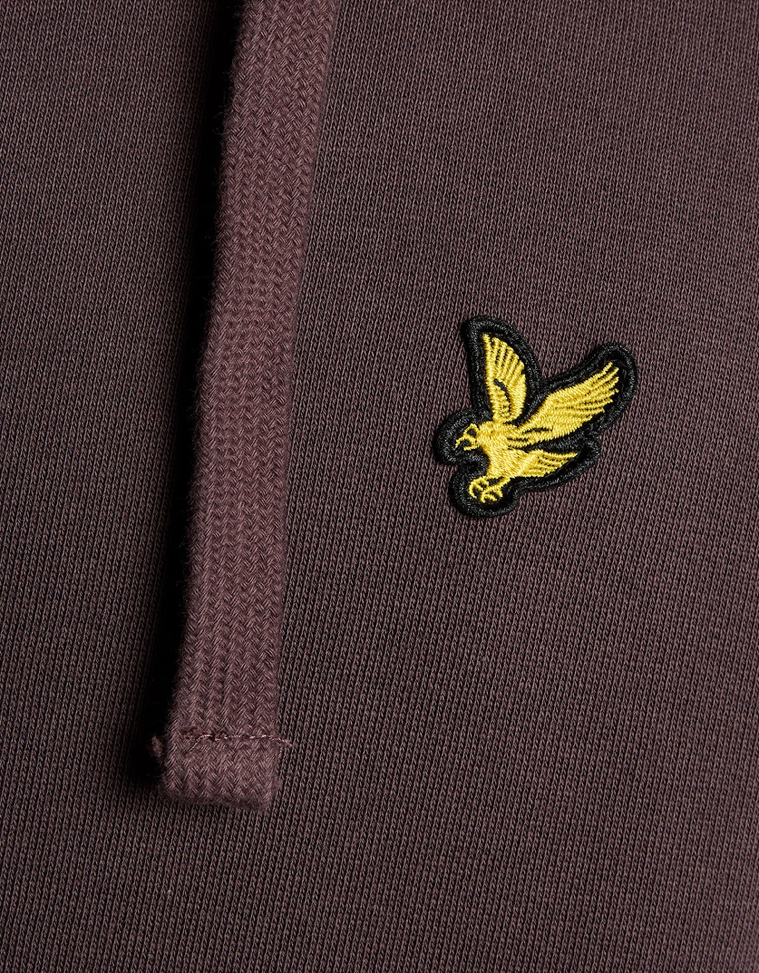 Lyle & Scott Zip Through Mens Hoodie ML420VOG - X863 Espresso
