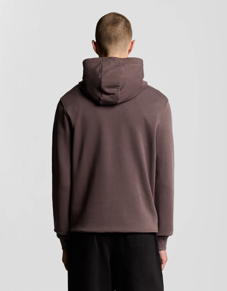 Lyle & Scott Zip Through Mens Hoodie ML420VOG - X863 Espresso