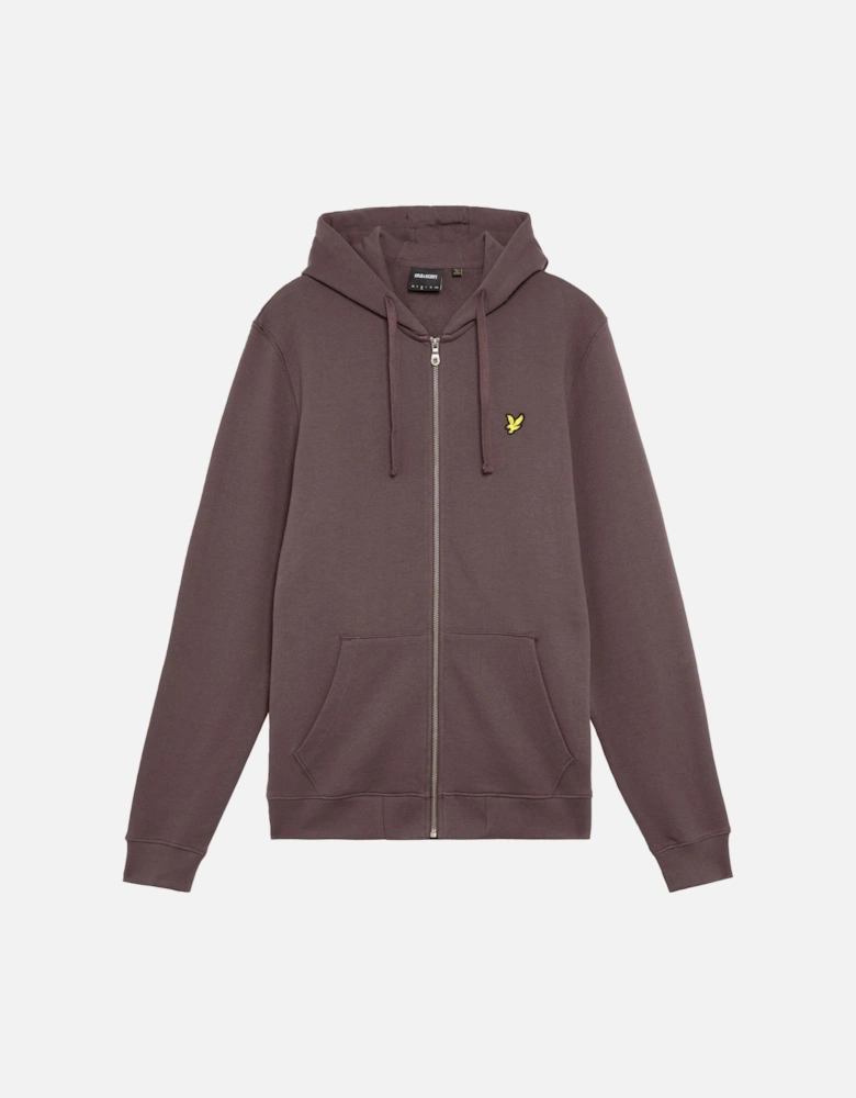 Lyle & Scott Zip Through Mens Hoodie ML420VOG - X863 Espresso
