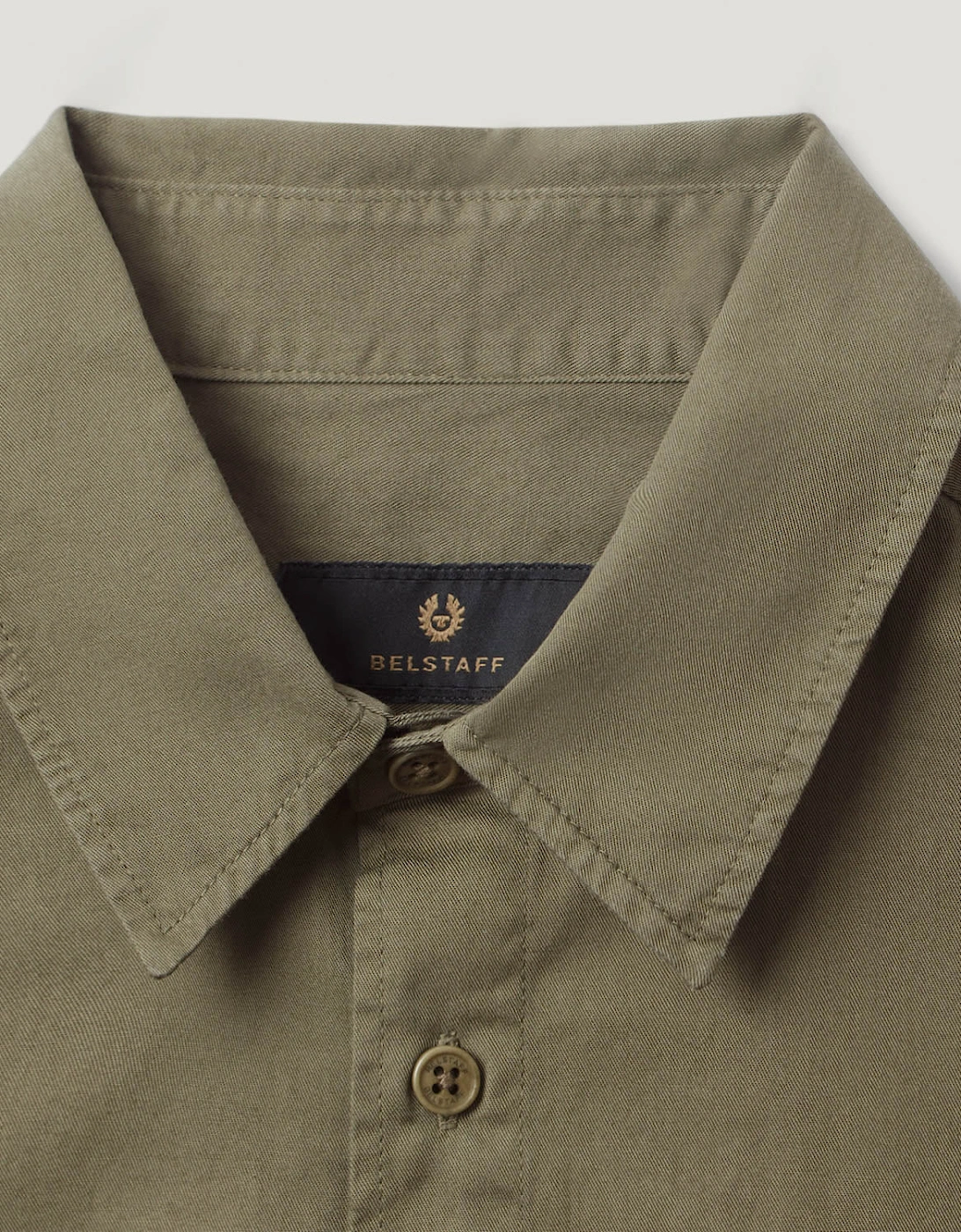 Scale Mens Shirt - True Olive