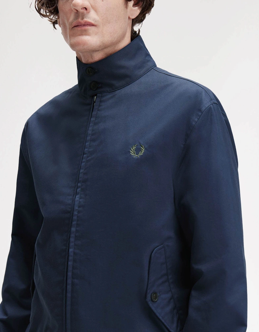 Mens Harrington Jacket - Tennis Blue X86