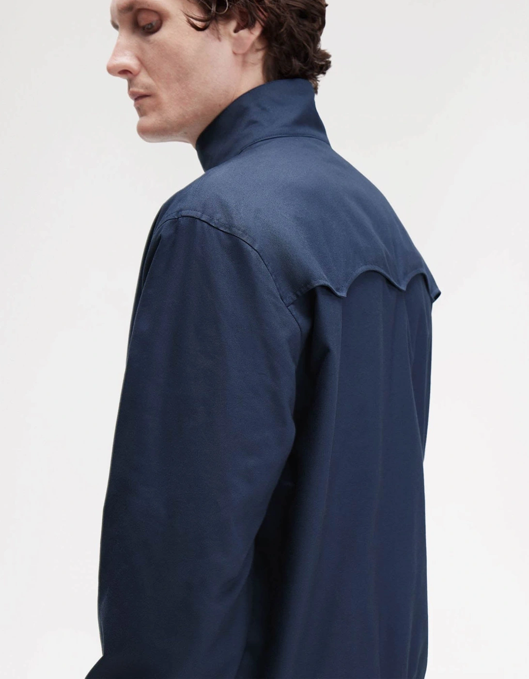 Mens Harrington Jacket - Tennis Blue X86