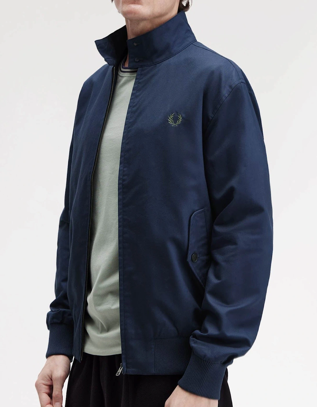 Mens Harrington Jacket - Tennis Blue X86