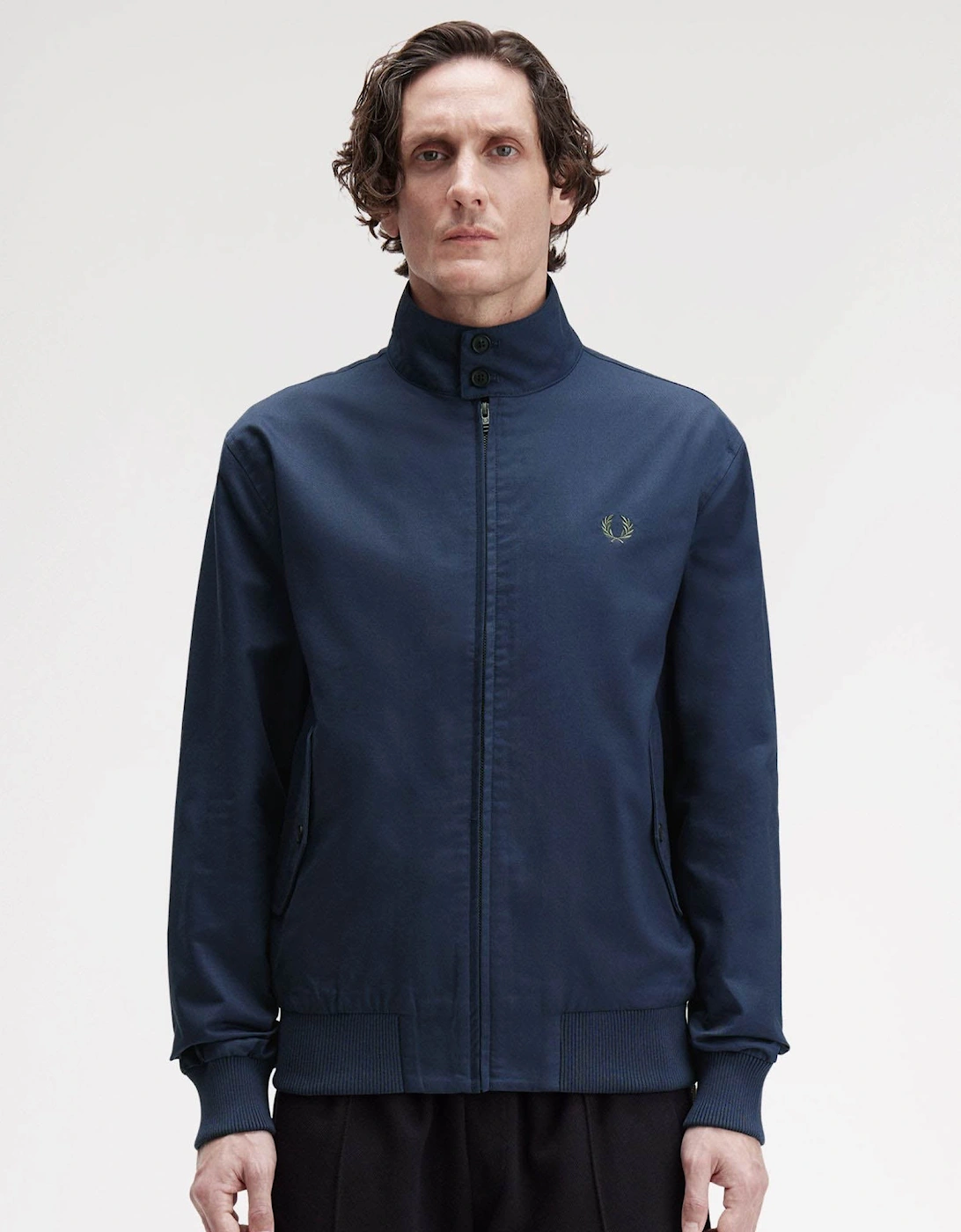 Mens Harrington Jacket - Tennis Blue X86, 9 of 8