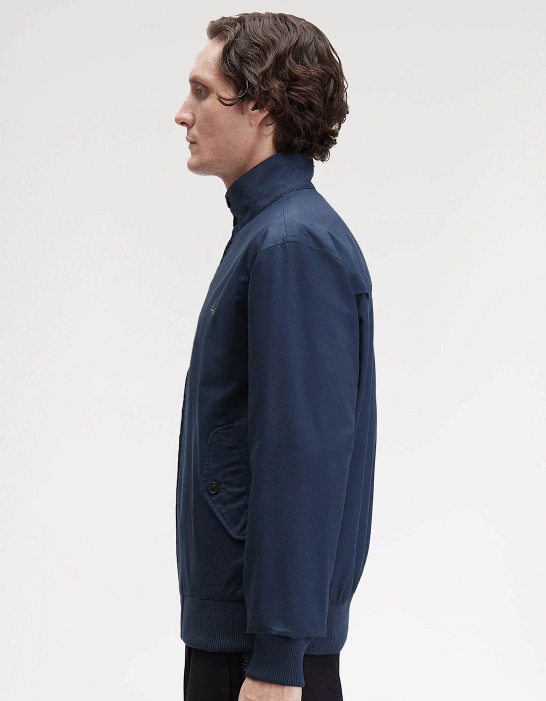 Mens Harrington Jacket - Tennis Blue X86