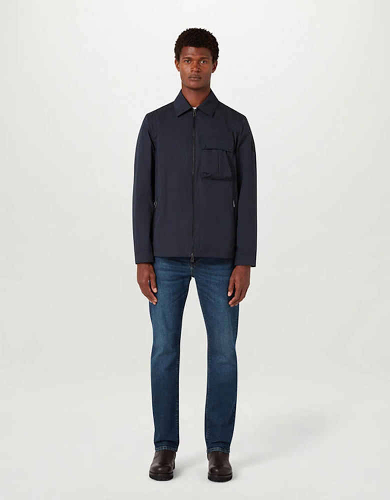Drome Mens Overshirt - Dark Ink