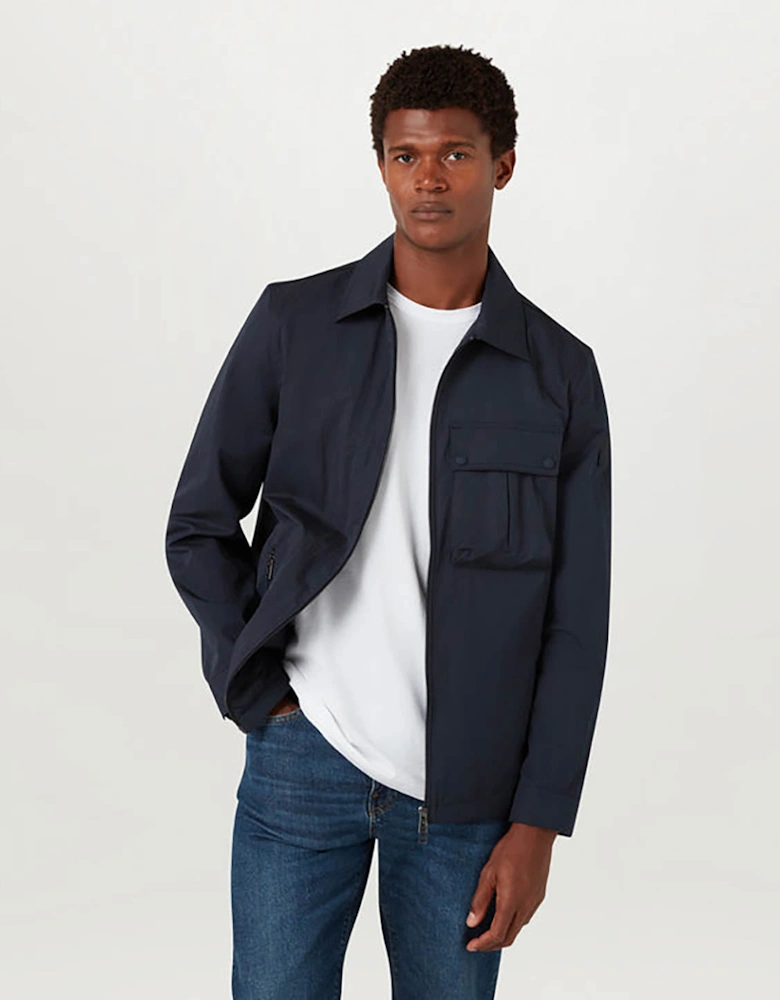 Drome Mens Overshirt - Dark Ink