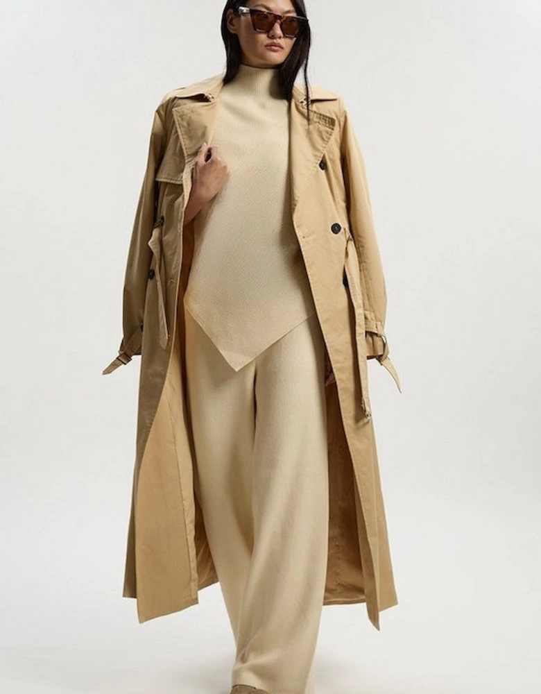 Relaxed Rib Knitted Trouser