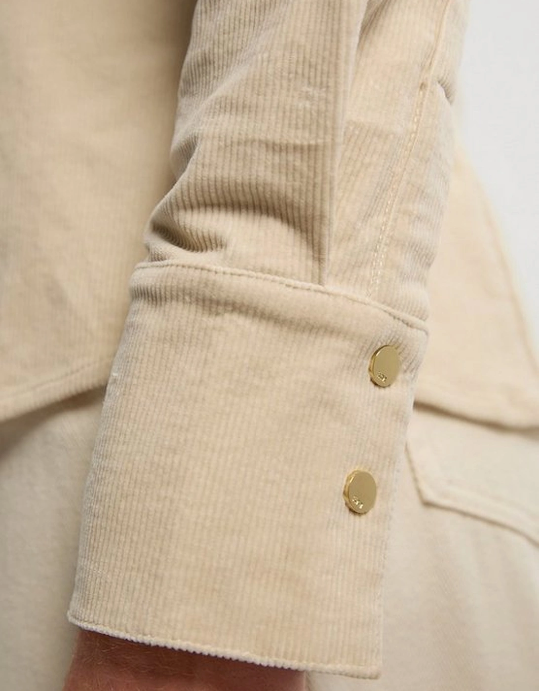 Stretch Cord Tailored Shirt