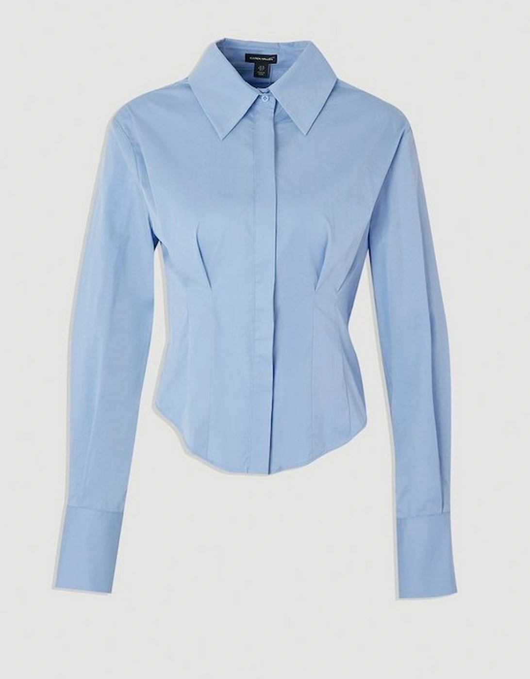 Crepe Pleating Detail Woven Shirt