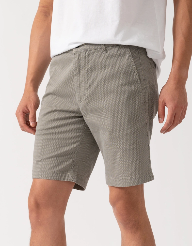 BOSS Orange Mens Slim-Fit Chino Shorts in Stretch-Cotton Twill - Grey 271