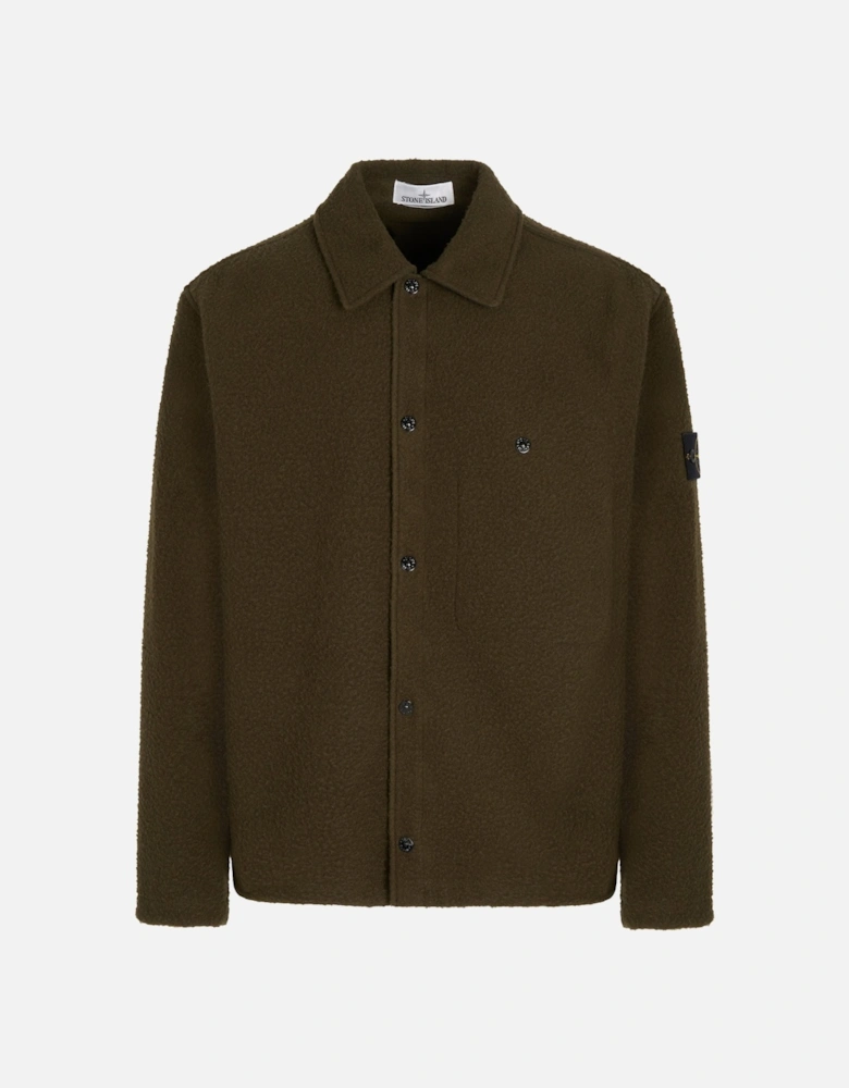 S0214 Compass Badge Overshirt Khaki