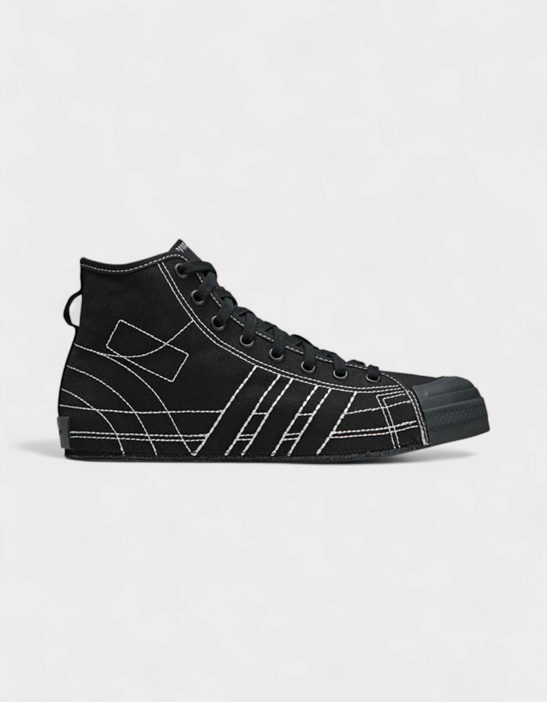 Y-3 Nizza Hi Black White
