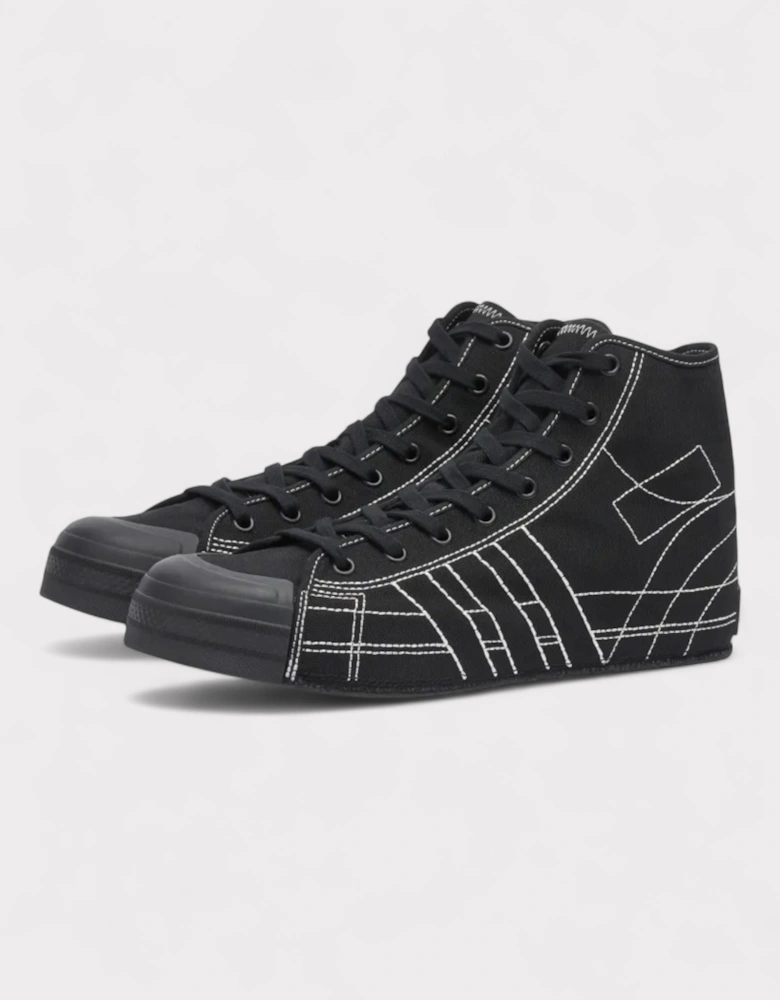 Y-3 Nizza Hi Black White