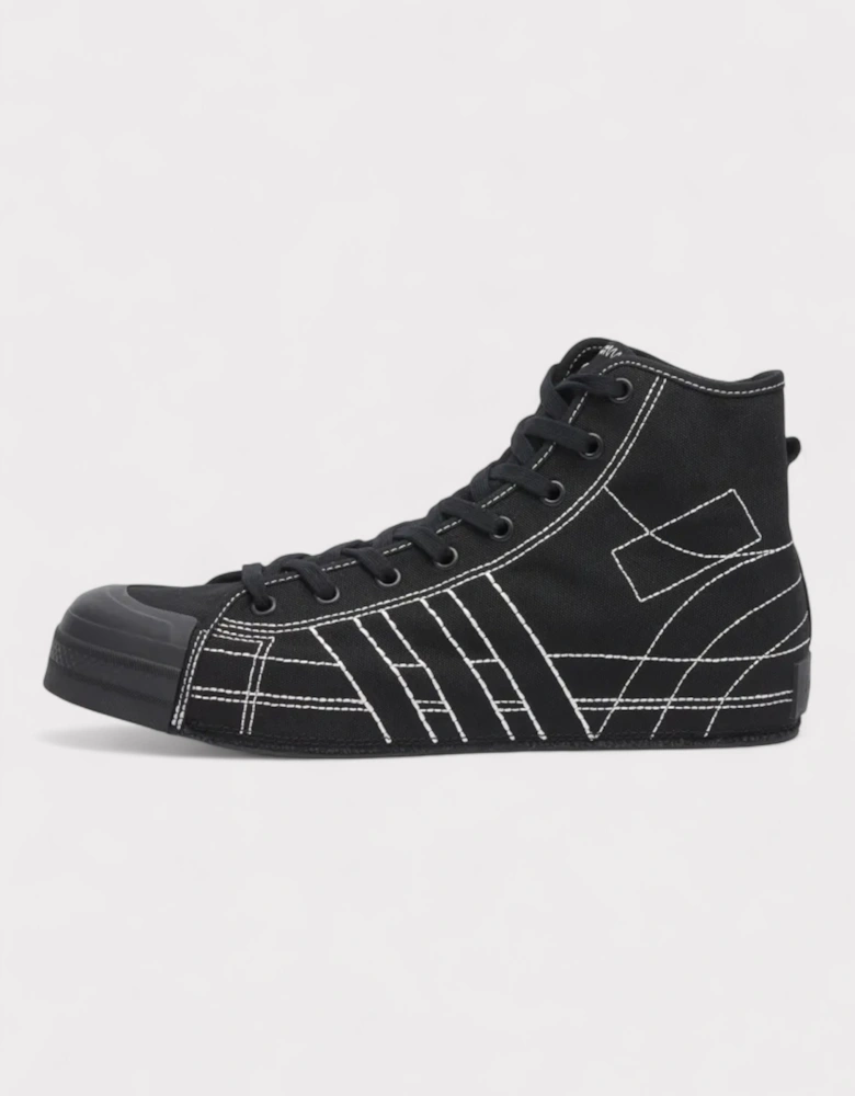 Y-3 Nizza Hi Black White