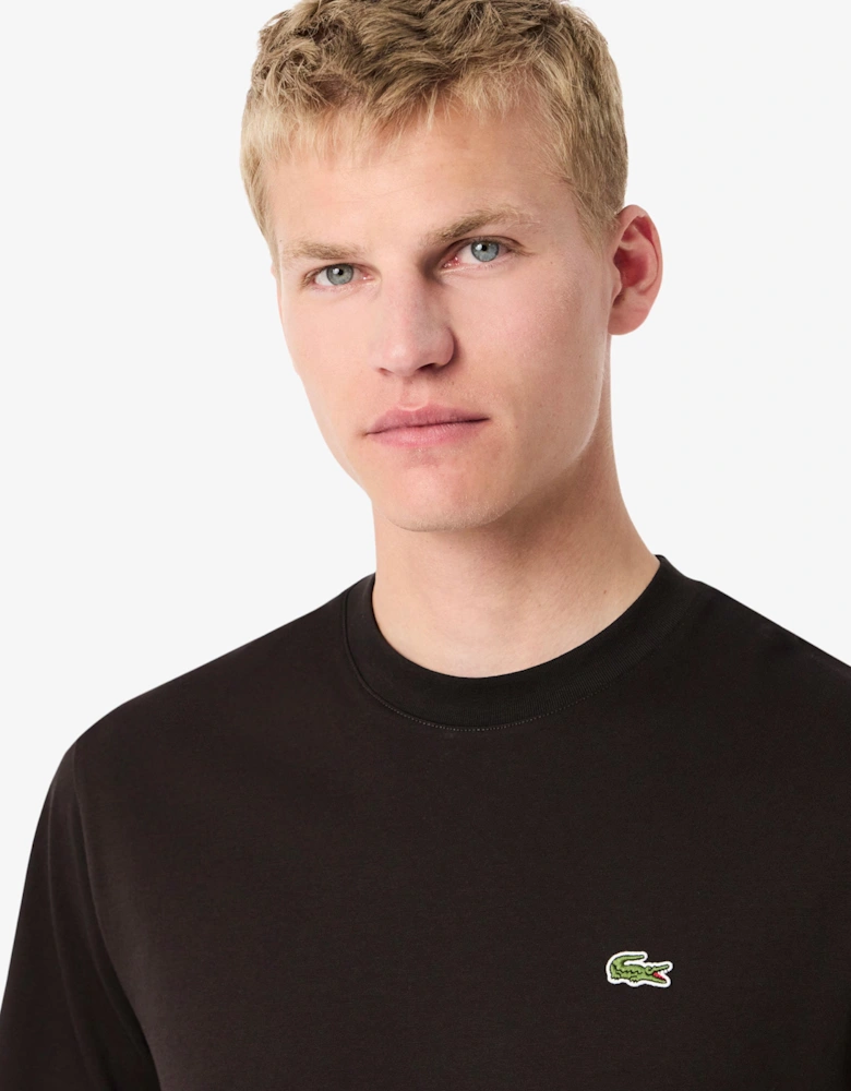 Mens Classic Fit Cotton Jersey T-Shirt - Brown SKB