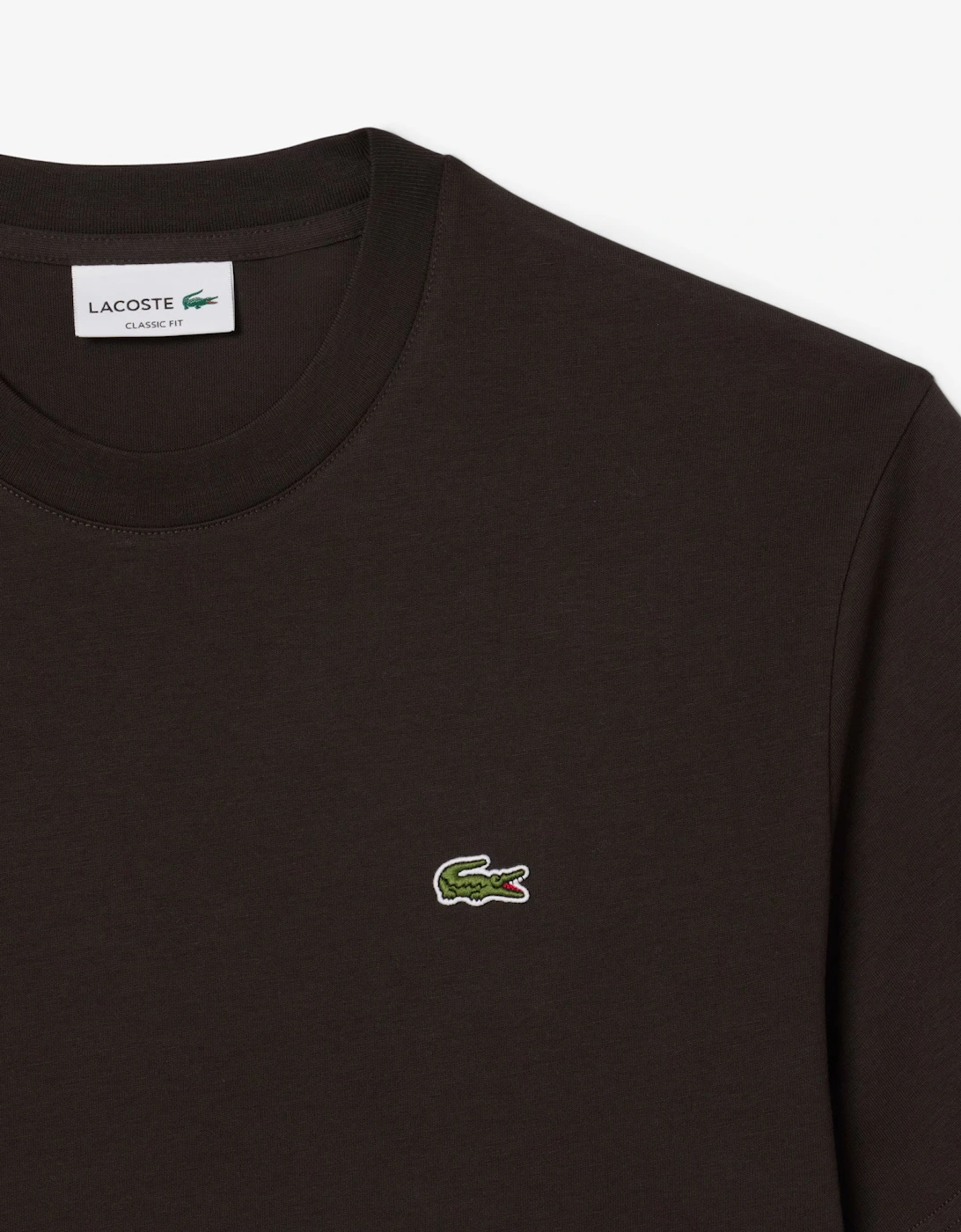 Mens Classic Fit Cotton Jersey T-Shirt - Brown SKB