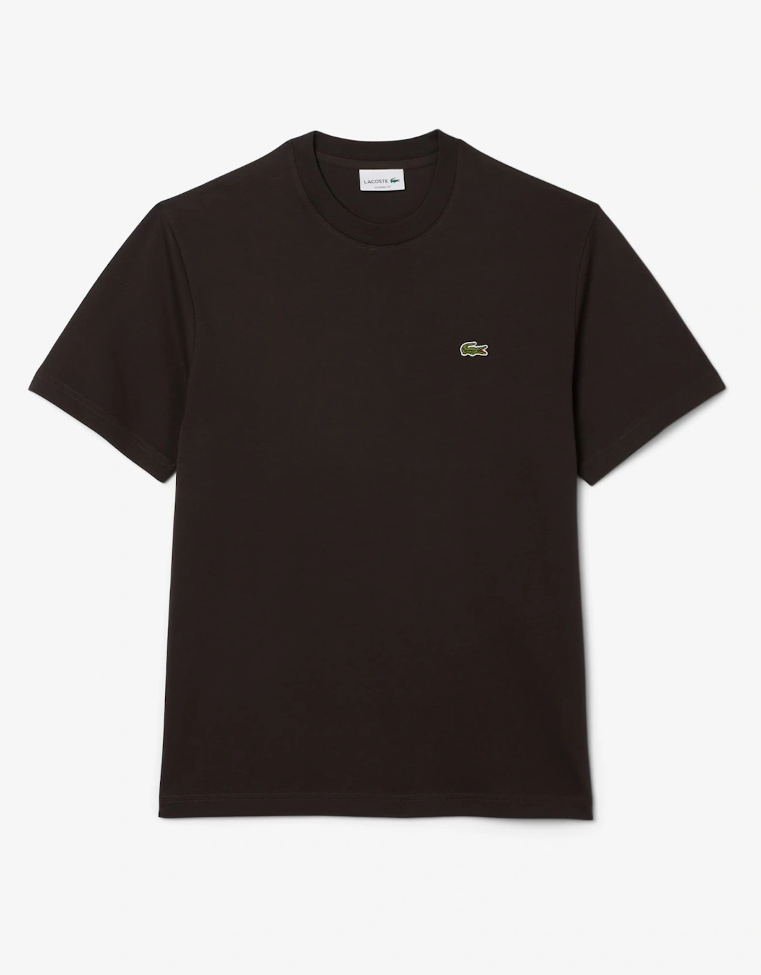 Mens Classic Fit Cotton Jersey T-Shirt - Brown SKB