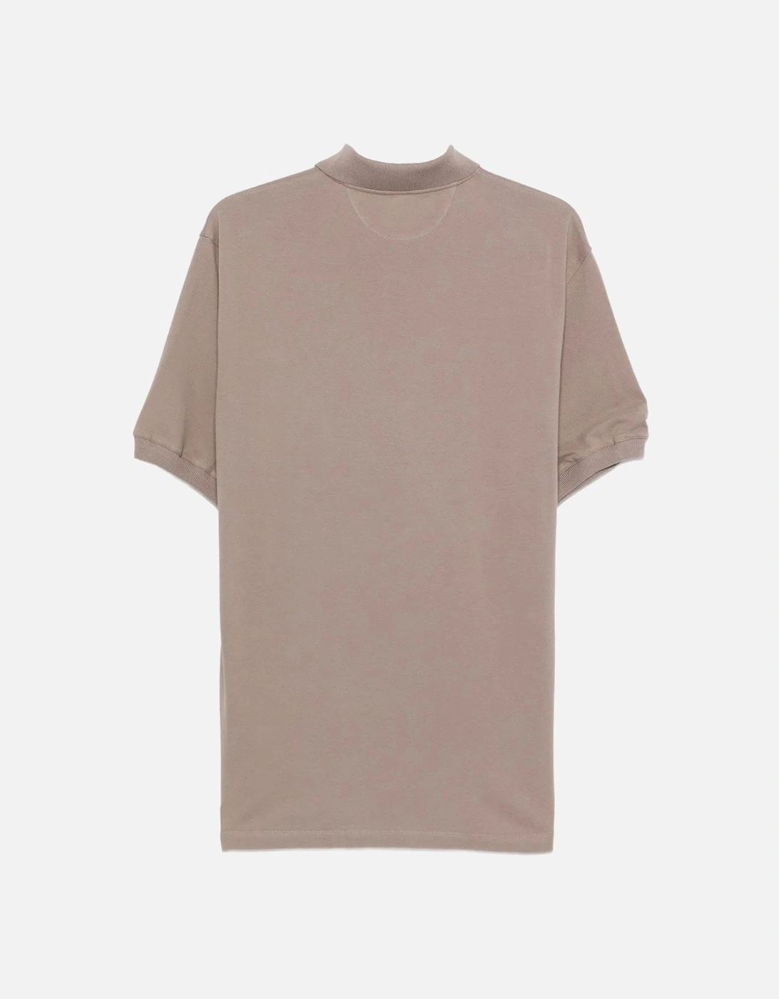Emblem Piquet Polo Beige