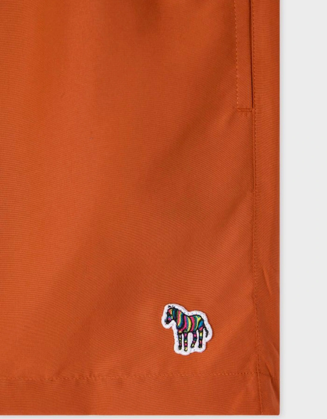 Zebra Swim Shorts, Orange