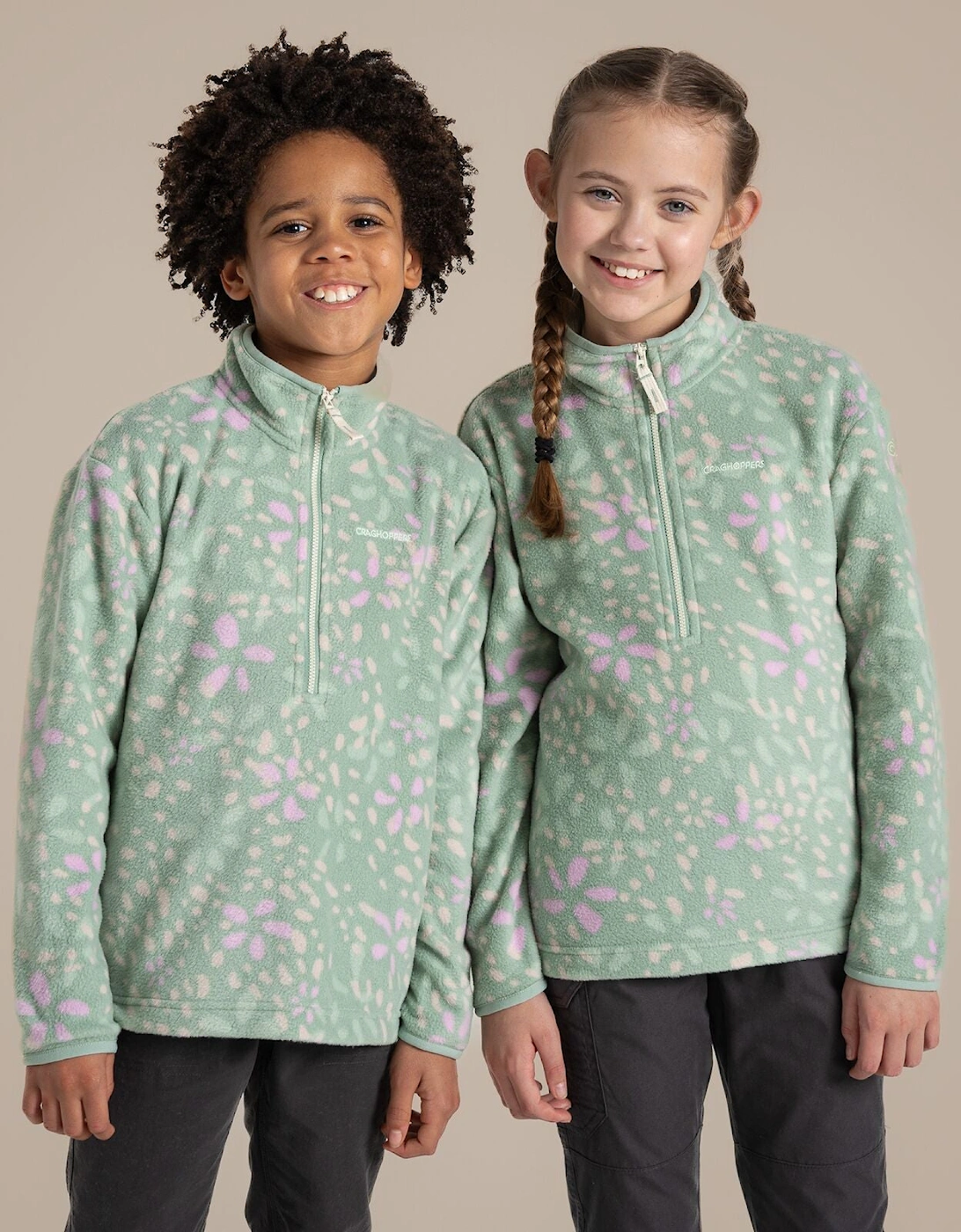 Kids Calke Half Zip Fleece, 2 of 1