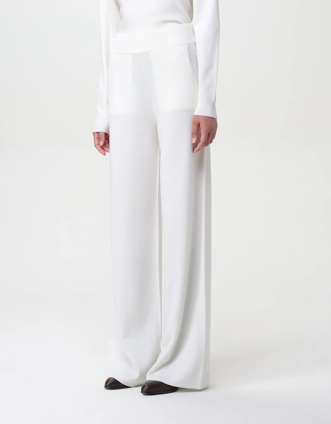 Cashmere Wide Leg Pants