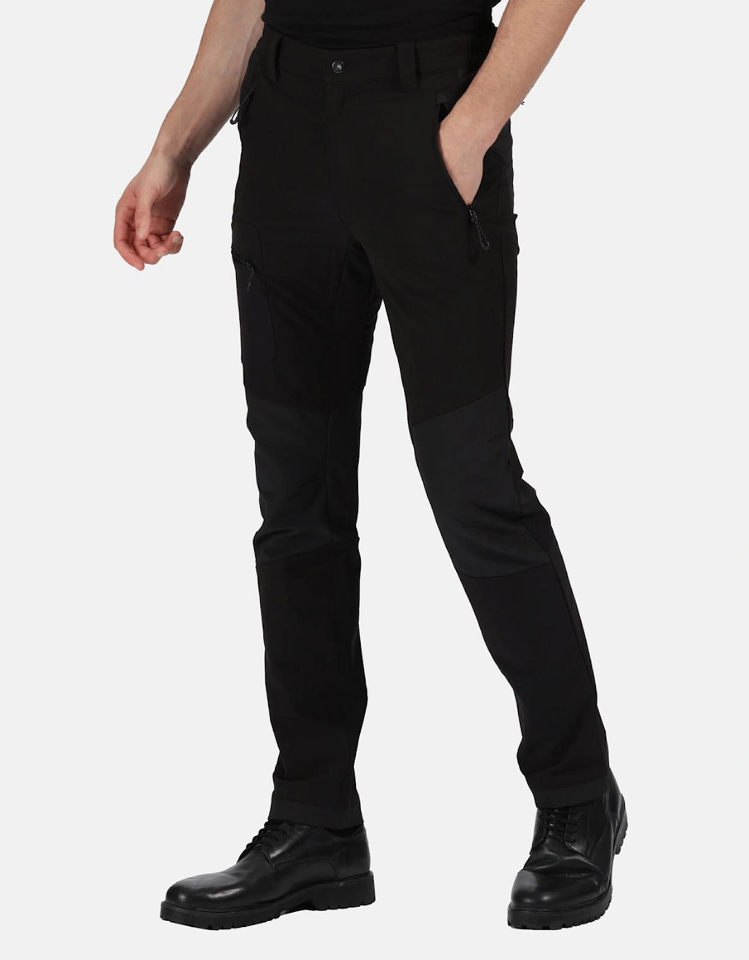 Professional Mens Prolite Strech Softshell Work Trousers, 2 of 1