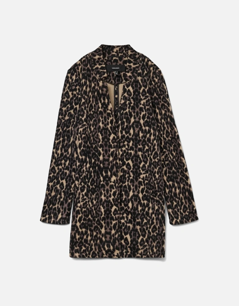 Brushed Katrine Leopard Print Jacket