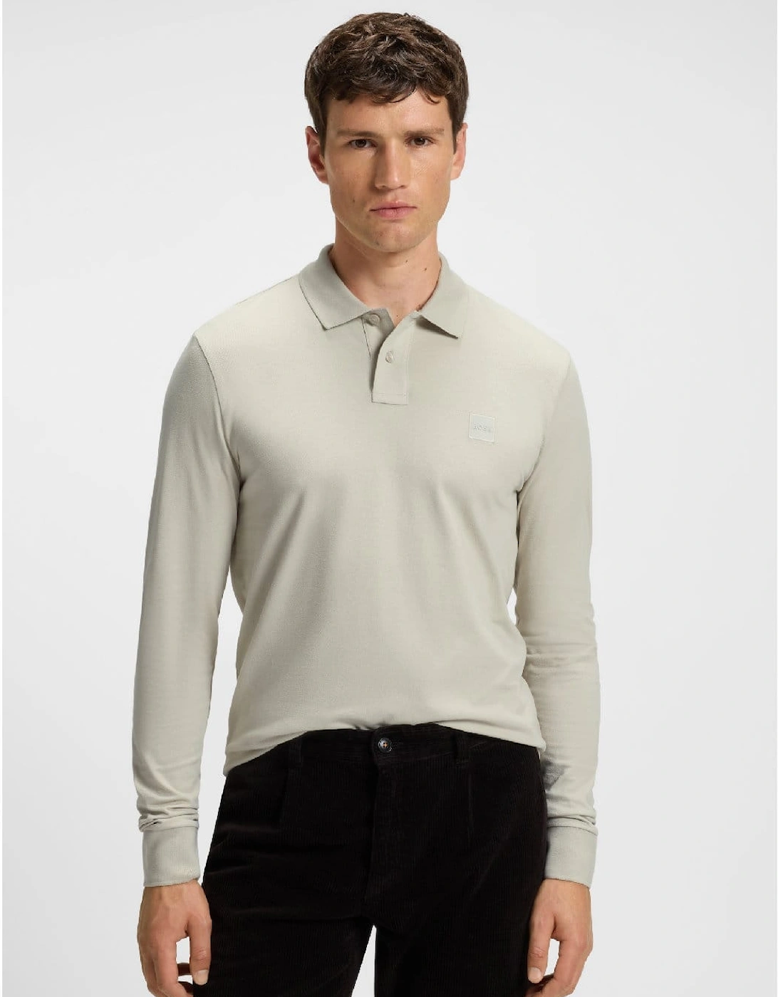 Passerby Long Sleeve Polo Shirt, 6 of 5