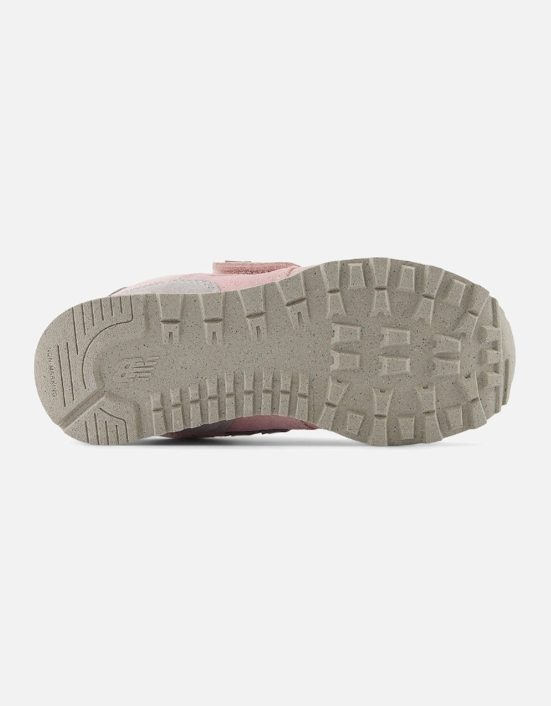 Juniors 574 Hook and Loop Trainers