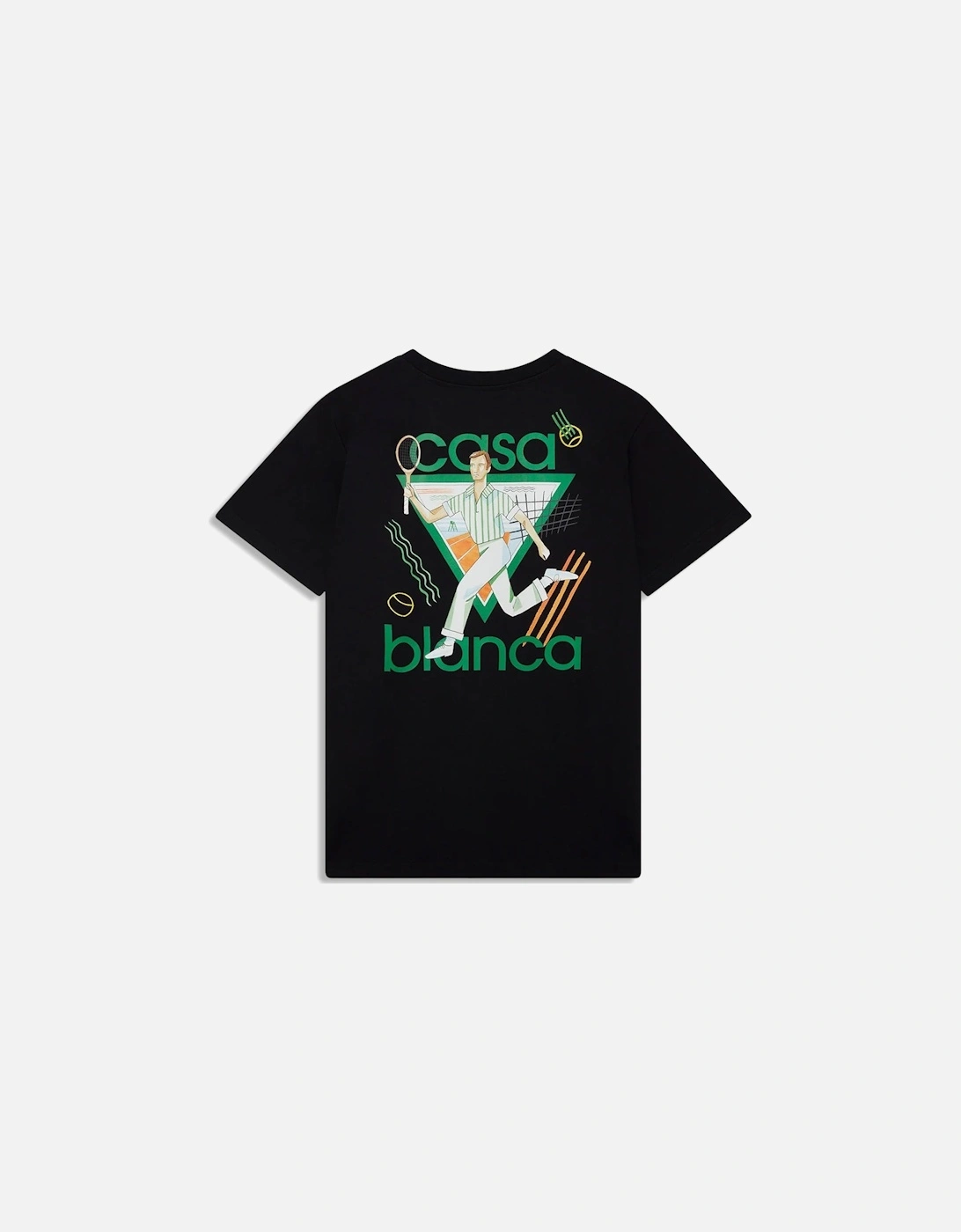 Men's Black Le Jeu Printed T-Shirt