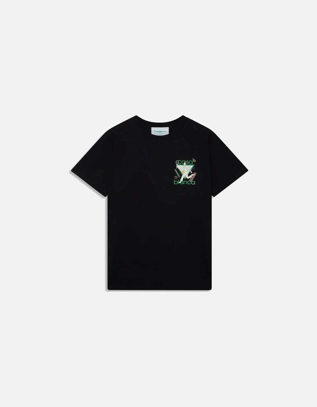 Men's Black Le Jeu Printed T-Shirt, 3 of 2