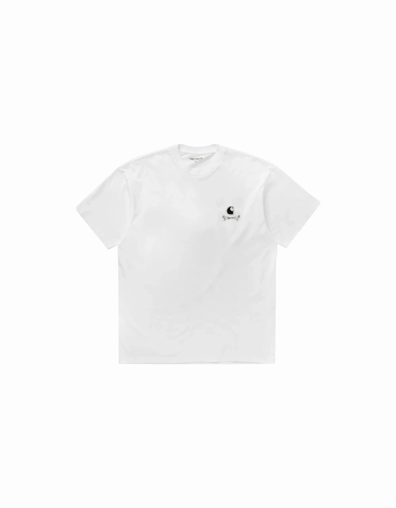 S/S C Logo Archive Organic Cotton T-Shirt - White