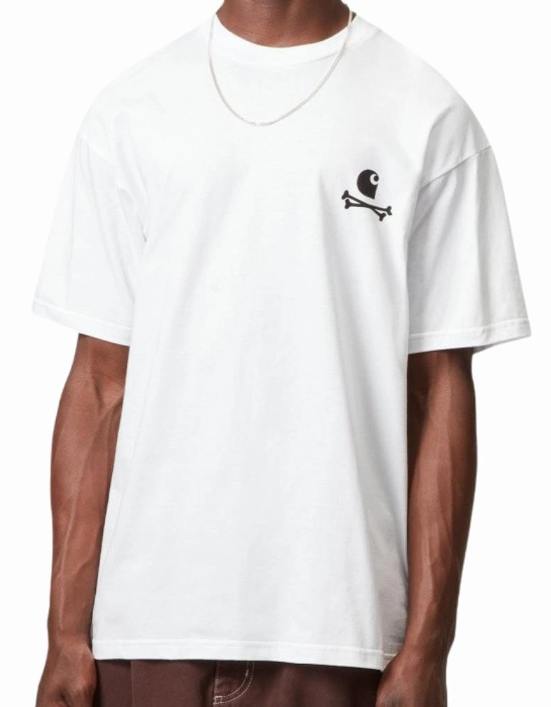 S/S C Logo Archive Organic Cotton T-Shirt - White