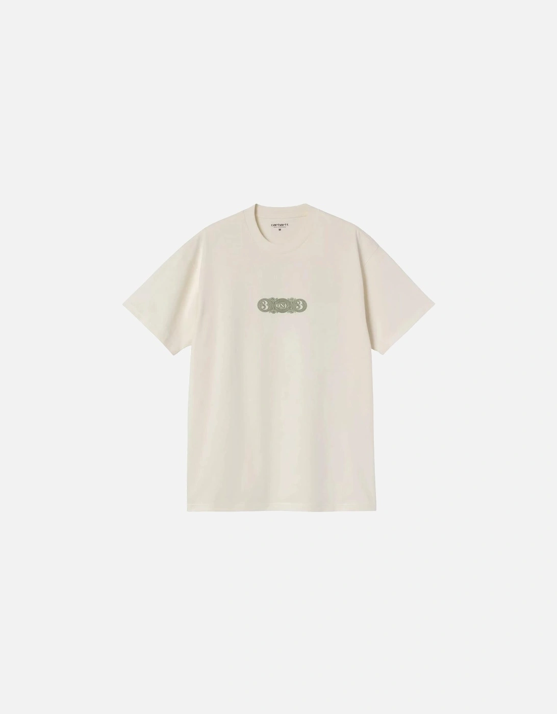S/S 3 One 3 Organic Cotton T-Shirt - Wax, 3 of 2