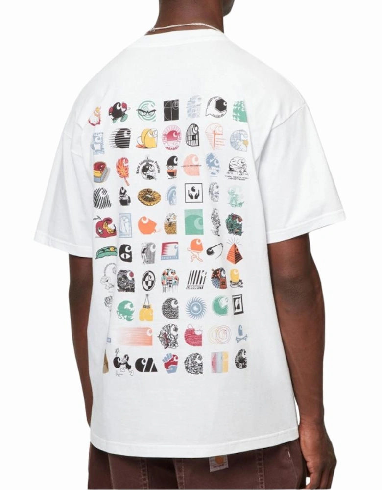 S/S C Logo Archive Organic Cotton T-Shirt - White