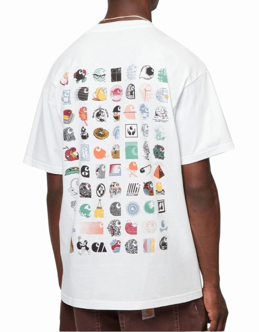 S/S C Logo Archive Organic Cotton T-Shirt - White