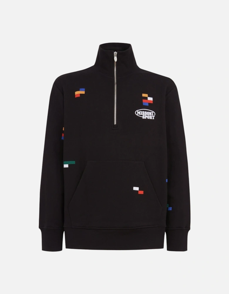 Sport Zip Sweatshirt - Black