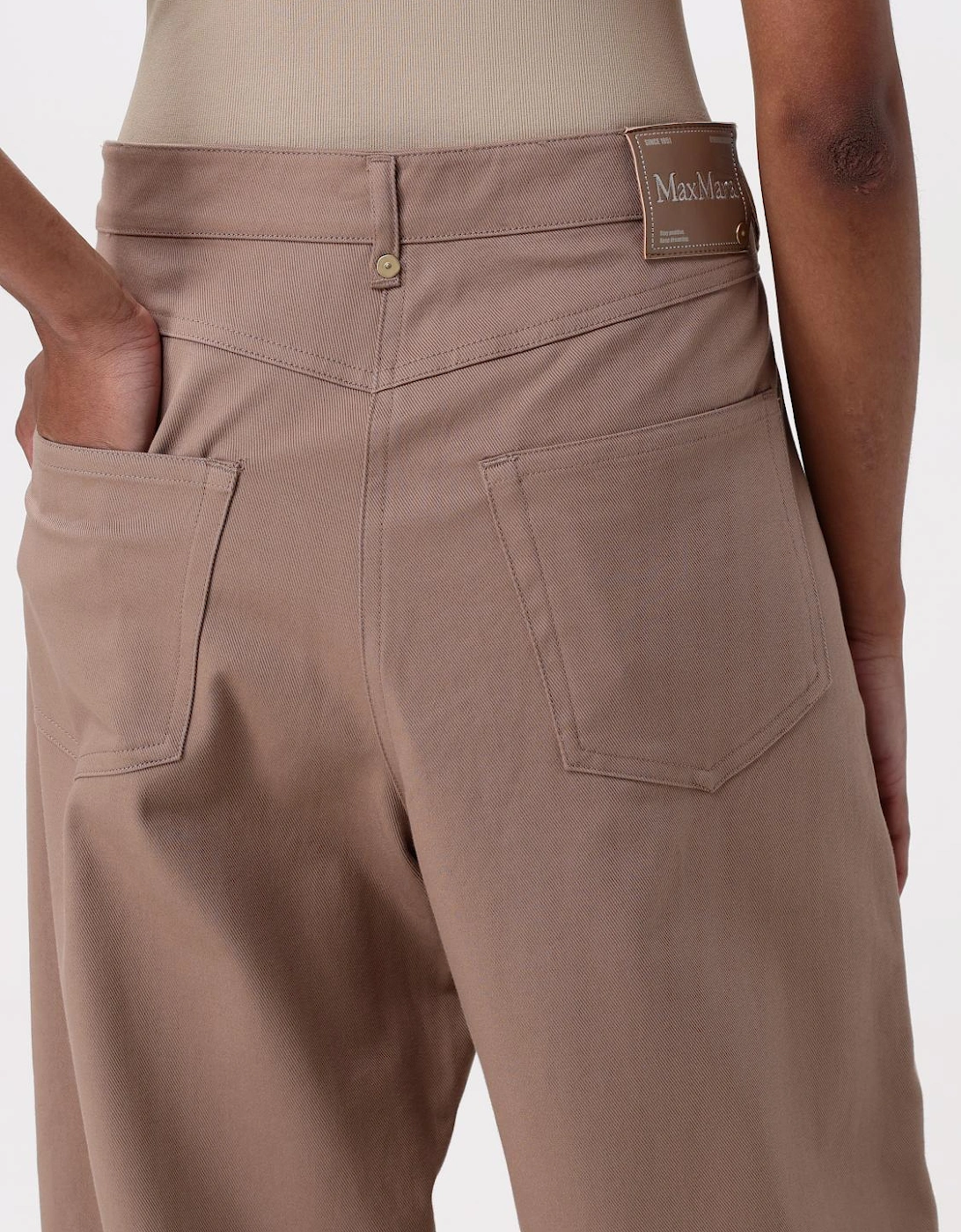 Wide Leg Cuffed Pants