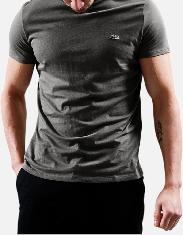 TH6709 Mens T Shirts Short Sleeve Crew Neck Soft Pima Cotton Summer Tee