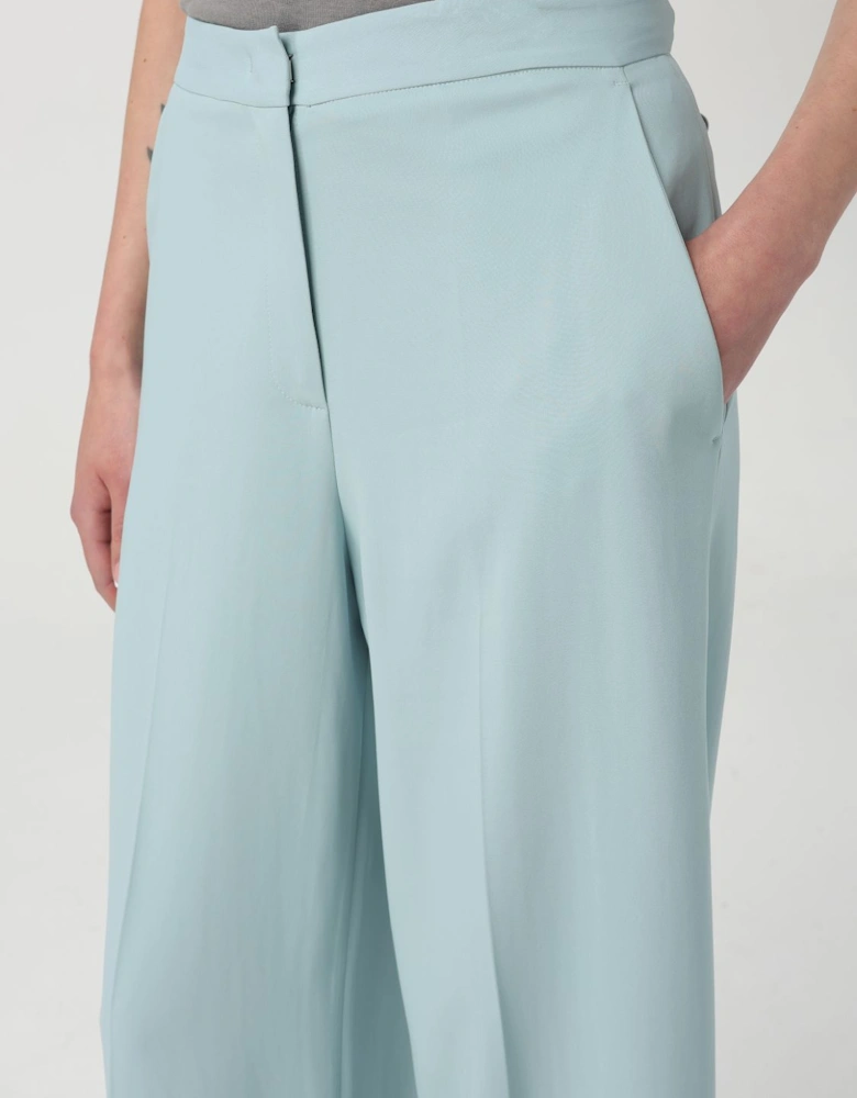 Comfortable Wide Leg Pants with Pockets and Regular Fit