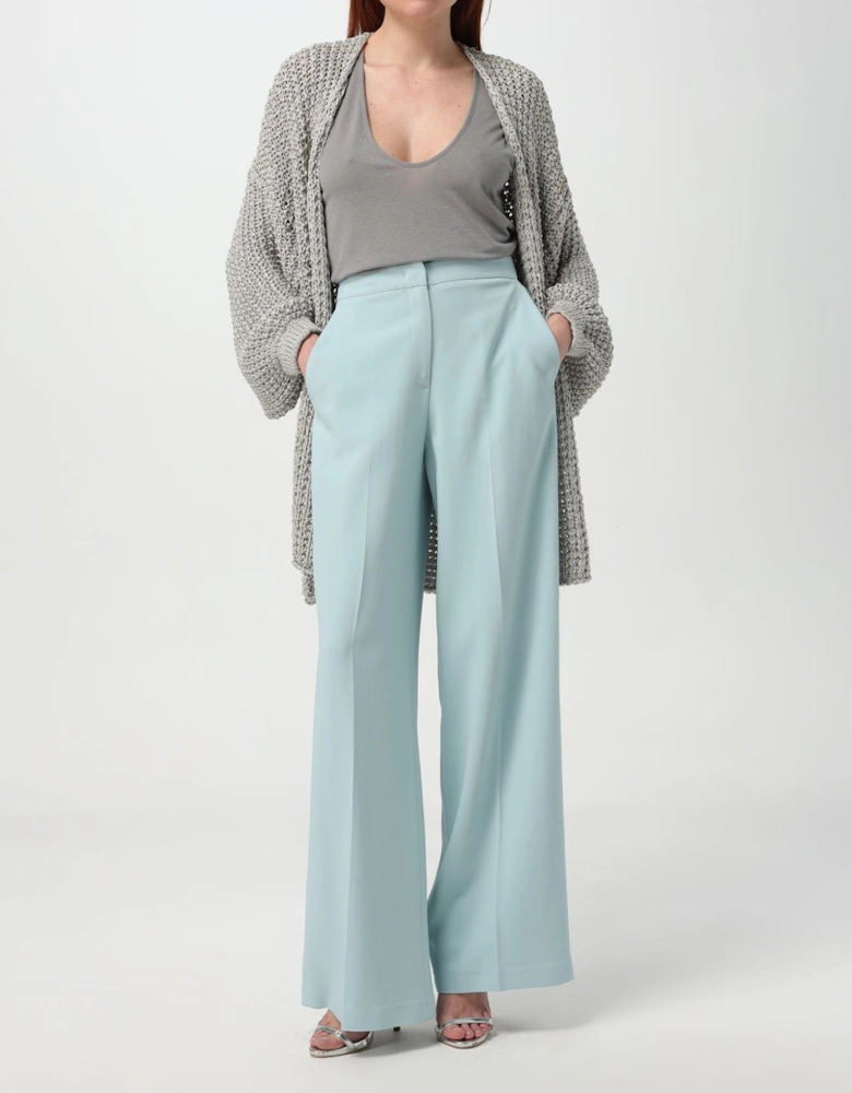 Comfortable Wide Leg Pants with Pockets and Regular Fit