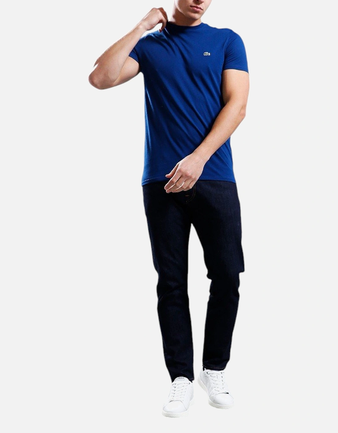 TH6709 Mens T Shirts Short Sleeve Crew Neck Soft Pima Cotton Summer Tee