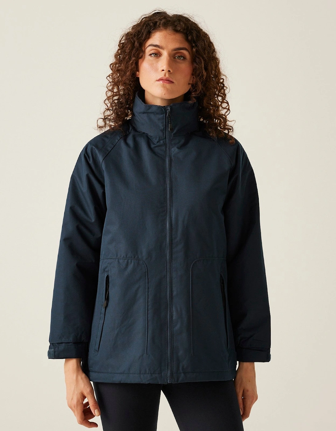Professional Womens Hudson Fleece Lined Waterproof Jacket, 2 of 1