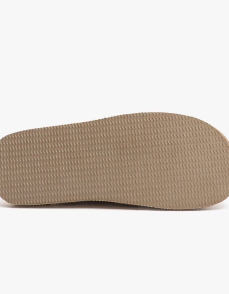 HUGO Mens Sheepskin Mules Brown