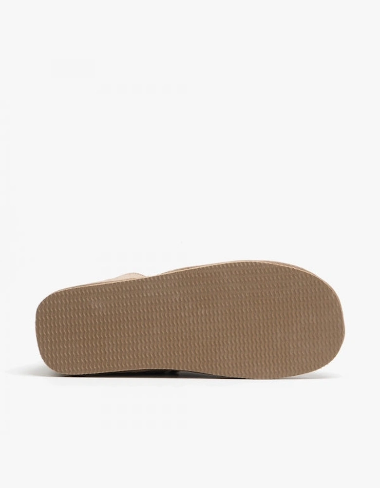 ANTON Mens Sheepskin Slipper Boots Stone
