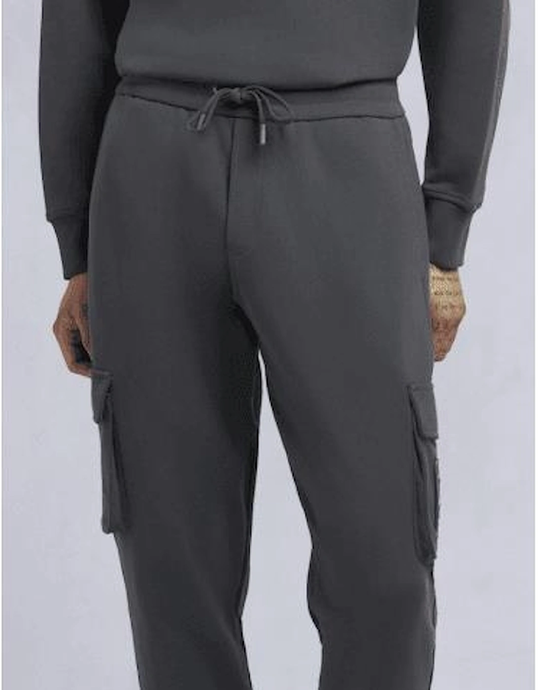 Hartsfield Crew Neck Cement Grey Cargo Tracksuit