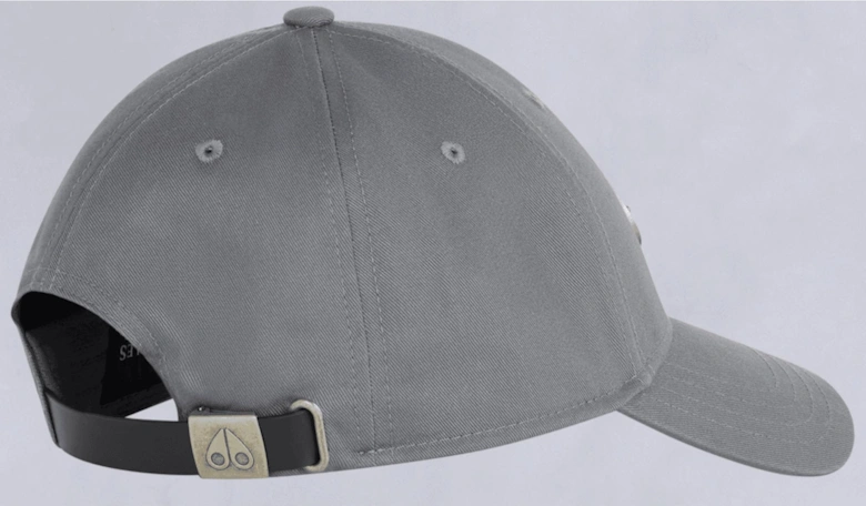 Cotton Metal Icon Logo Cement Grey Cap