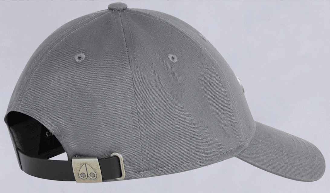 Cotton Metal Icon Logo Cement Grey Cap